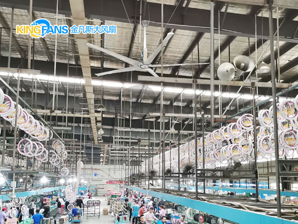 金凡斯工業(yè)大風扇：壓鑄車間通風降溫的經濟高效解決方案